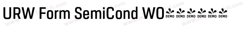 URW Form SemiCond W0字体转换